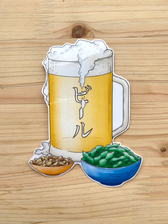 Drinking Snacks Sticker Set つまみシールセット 2枚目の画像