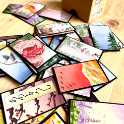 Hanafuda BonsaiGirl Design Cards (Rin set) 凜花札盆栽女子のデザインカードセッ 2枚目の画像