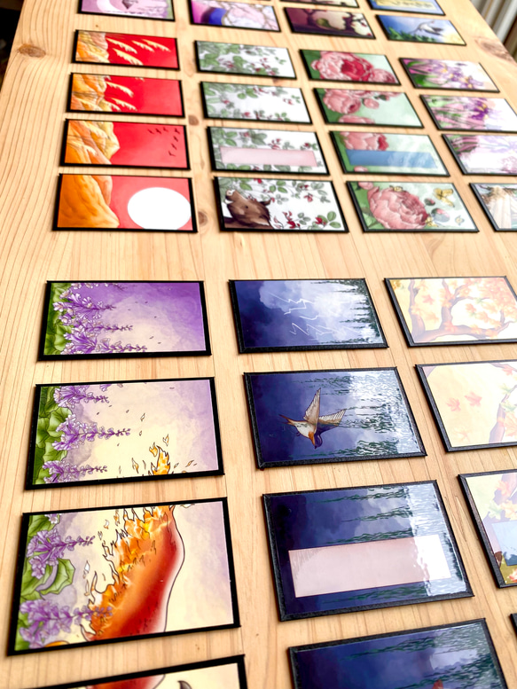 Hanafuda BonsaiGirl Design Cards (Rin set) 凜花札盆栽女子のデザインカードセッ 7枚目の画像