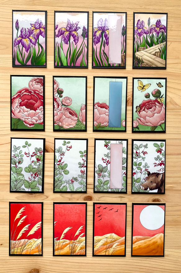 Hanafuda BonsaiGirl Design Cards (Rin set) 凜花札盆栽女子のデザインカードセッ 5枚目の画像