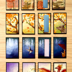 Hanafuda BonsaiGirl Design Cards (Rin set) 凜花札盆栽女子のデザインカードセッ 6枚目の画像
