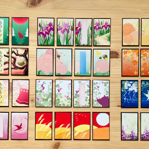 Hanafuda Original Artwork Calendar (Kou Set) 花札オリジナル Hanafuda Original Artwork Calendar (Kou Set) 花札オリジナル