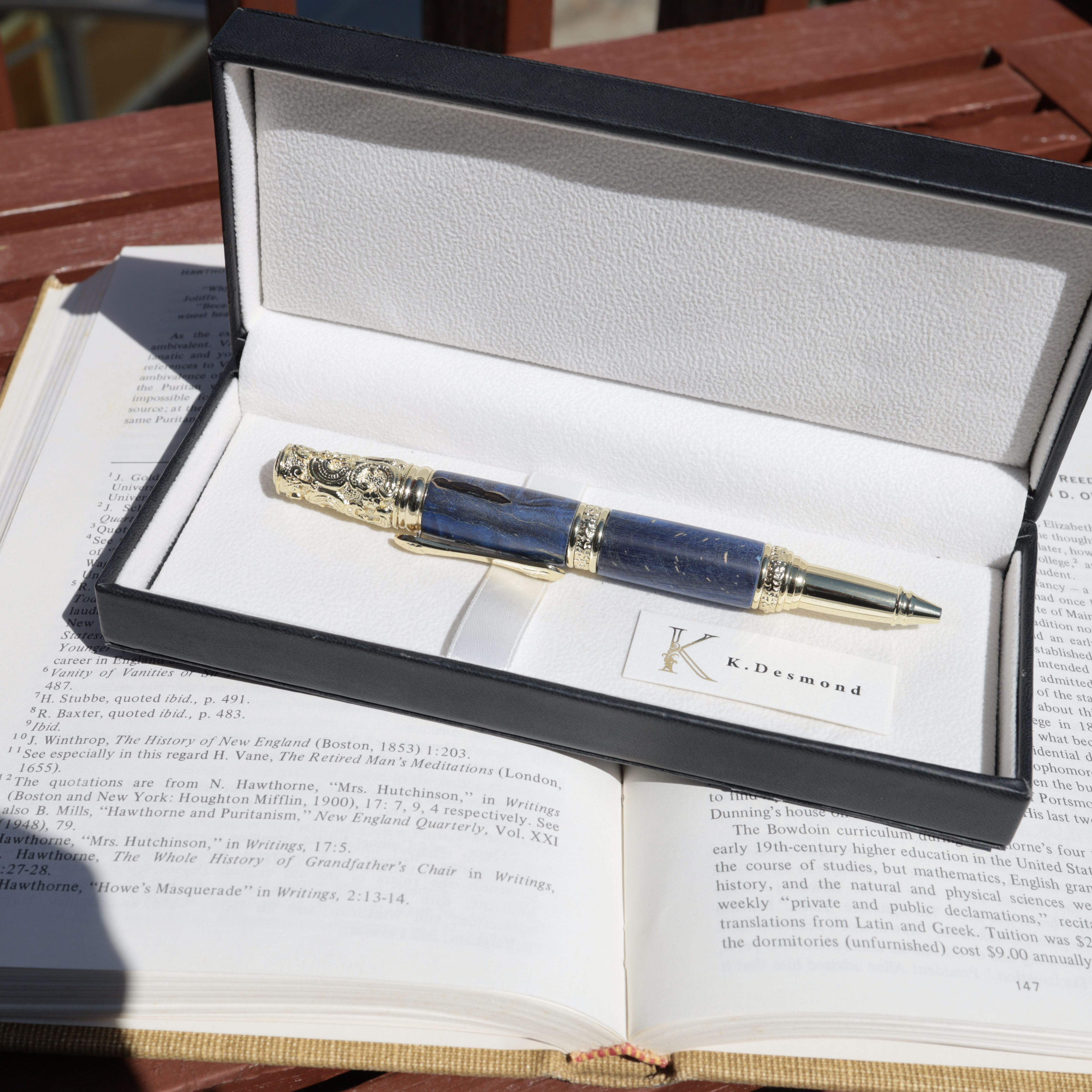 【世界に1本だけ】スタビライズドウッド/メイプルのボールペン　C1034