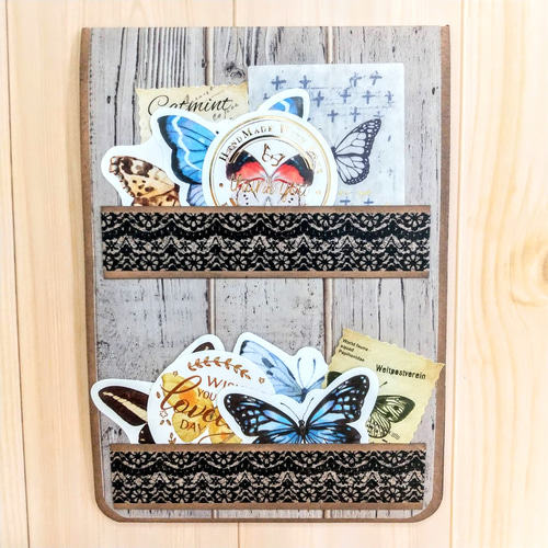 狩野常信/山水楼閣人物図/布袋屋掛軸HJ-199