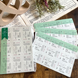 コラージュ素材 ジャンクジャーナル おすそ分け ビンテージチケット