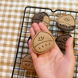 スマイル栗クッキーカッター・クッキーカッターセット / 九黄作物クッキースタンプ / かわいいホームベーキング 4枚目の画像