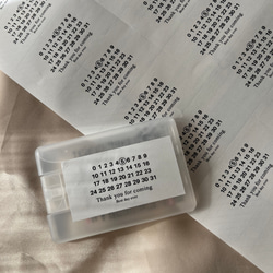 【データ納品付き】マルジェラ風シール24枚(66㎜×33.9㎜) その他