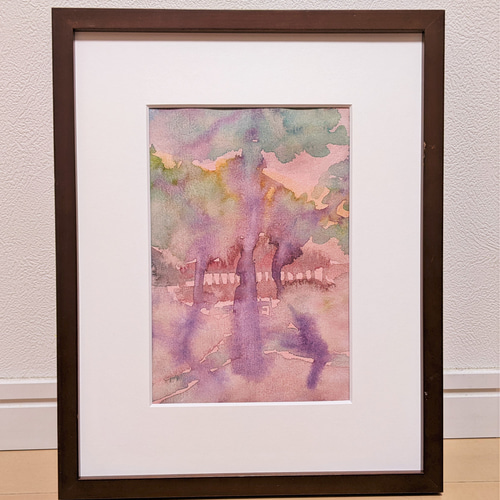 三渓園の春景A 水彩画原画 (SM) 絵画 yko 通販 15780887｜Creema