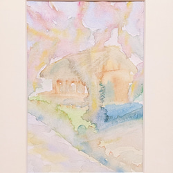 森の中 CHEN GUIOING 水彩画 オリジナル原画 - yobuko-kabeshima.jp