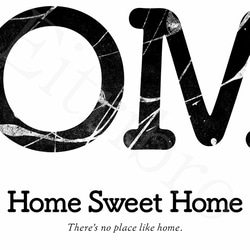 アートポスター/  home sweet home Ⅰ おしゃれインテリア・北欧、モノトーン好きの方に☆ 6枚目の画像