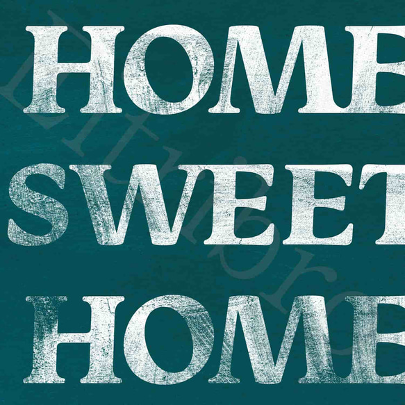 アートポスター/  home sweet home Ⅲ おしゃれインテリア・北欧、モノトーン好きの方に☆ 4枚目の画像