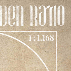 アートポスター/  Golden ratio No.2　おしゃれインテリア・北欧、モノトーン好きの方に☆ 5枚目の画像