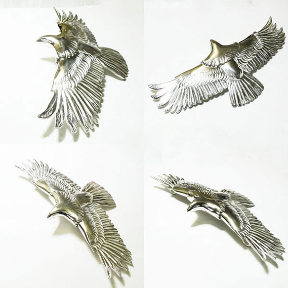 イーグル eagle シルバーペンダント【受注製作】925 ハンドメイドシルバーワーク  atp-eagle 8枚目の画像