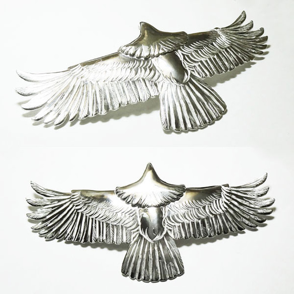 イーグル eagle シルバーペンダント【受注製作】925 ハンドメイドシルバーワーク  atp-eagle 3枚目の画像