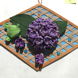 紫陽花（アジサイ）の壁飾り⑧ 1枚目の画像