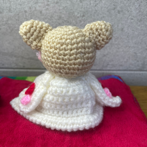 あみぐるみ　ネコちゃんのウエディング　ハンドメイド ねこちゃんのウェルカムドール ウェルカムスペース 結婚式