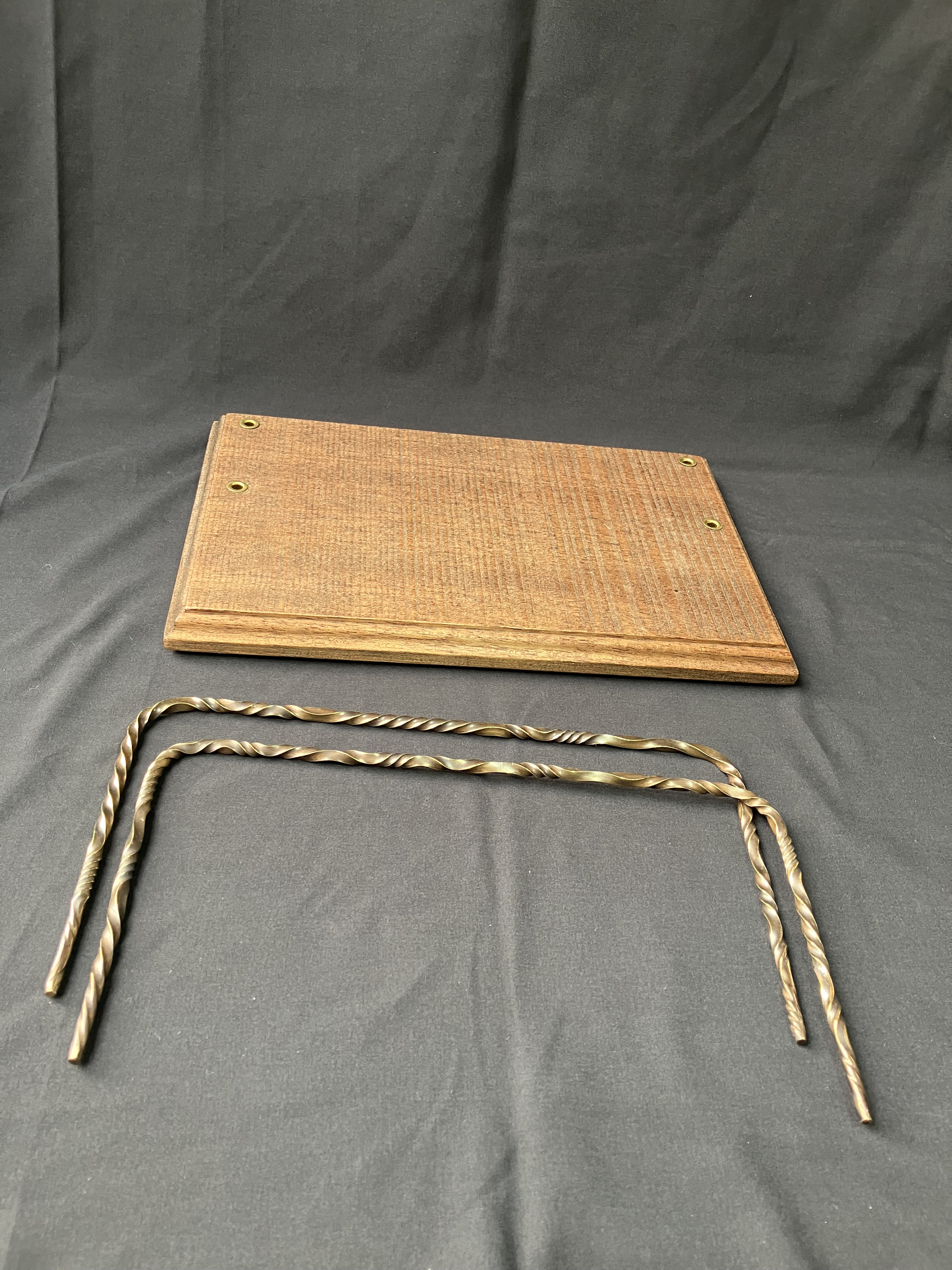 珈琲ドリッパースタンド　✨真鍮製✨(土台ラワン)