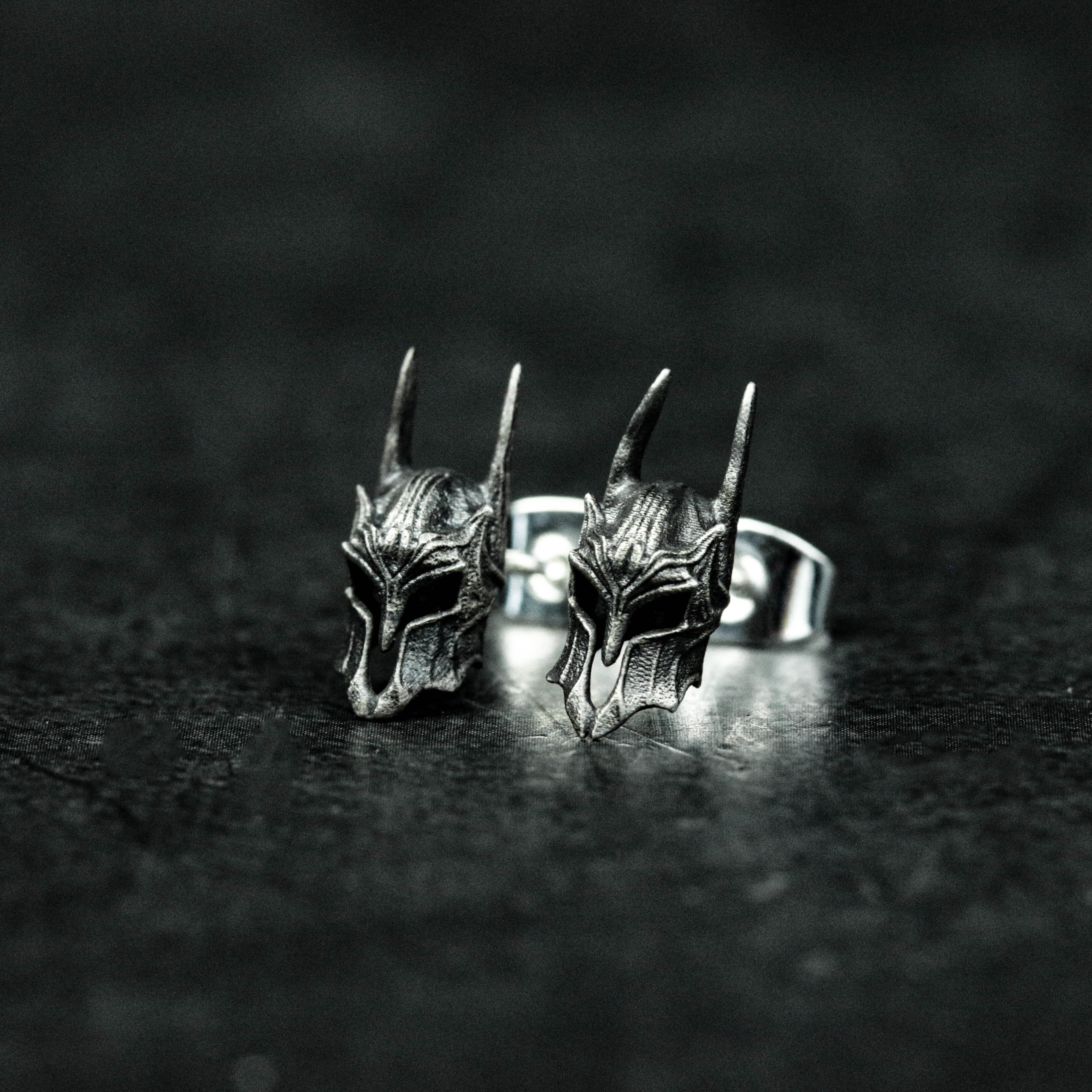 バット マスク スタッド ピアス、マーベル映画、マスク スタッド イヤリング、バットマン スタッド イヤリング