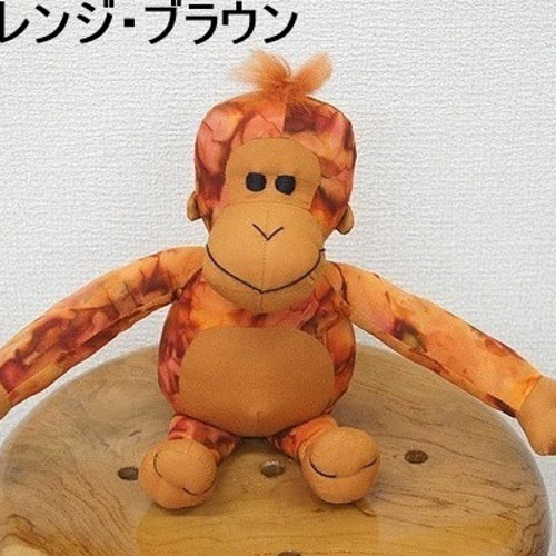 おさるさん エンジ色 バティック 置物 ぬいぐるみ インドネシア おさるさん エンジ色 バティック 置物 ぬいぐるみ インドネシア