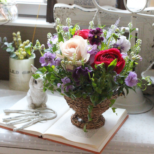 フレッシュフラワーアレンジメント Mサイズ ドライフラワー petit