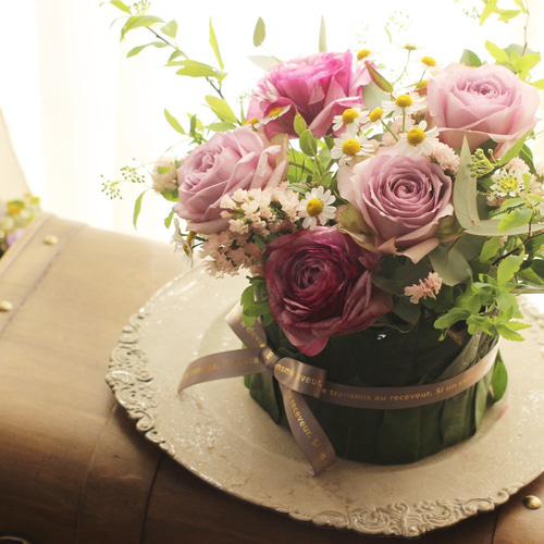 フレッシュフラワーアレンジメント Mサイズ ドライフラワー petit