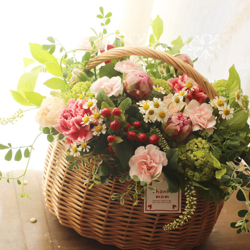 フレッシュフラワーアレンジメント Lサイズ ドライフラワー petit