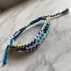 トライバルパターン ビーズブレスレット トライバルパターン ビーズブレスレット