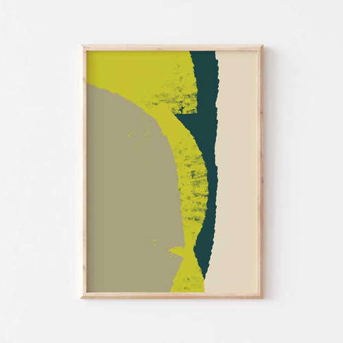 抽象画、アートポスター、森、北欧、モダン、シンプルなインテリアに