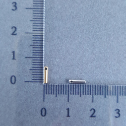 [10pcs] 約1.6mm x 約7mm x 約1mm サージカル ステンレス 留め具 3枚目の画像