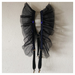 frill suspender (black tullu frill) 5枚目の画像