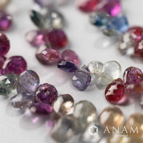 タンザニア産】【約10cm】マルチカラー ウンバサファイア ペア