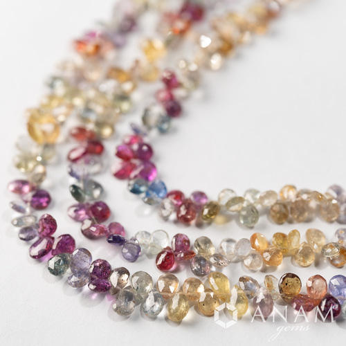 タンザニア産】【約10cm】マルチカラー ウンバサファイア ペア