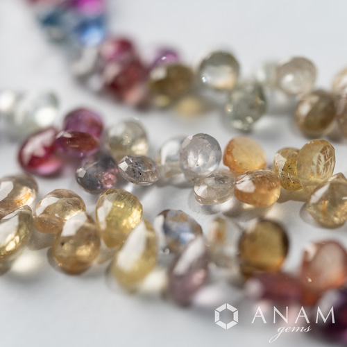 タンザニア産】【約10cm】マルチカラー ウンバサファイア ペア