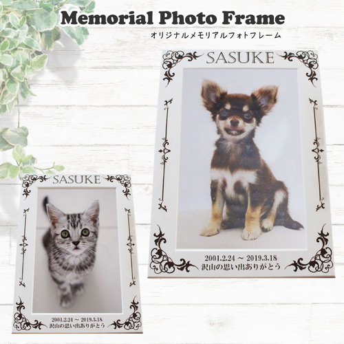 海外からやってきた物 親子猫のフォトフレーム 写真立て ♥海外から