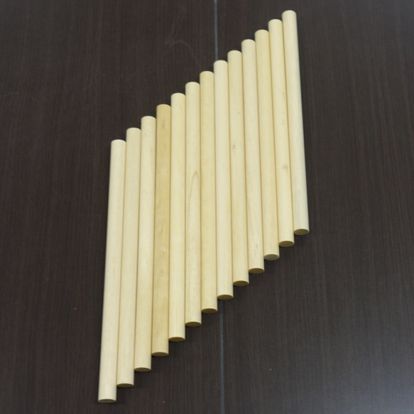丸棒 木材 端材 Maple poppo 工作用 練習用 DIY 廃材 2枚目の画像