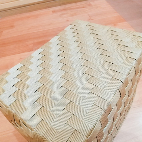 かごのサイズオーダー 【 網代編み】 収納かご 洗面所 新築 タオル入れ