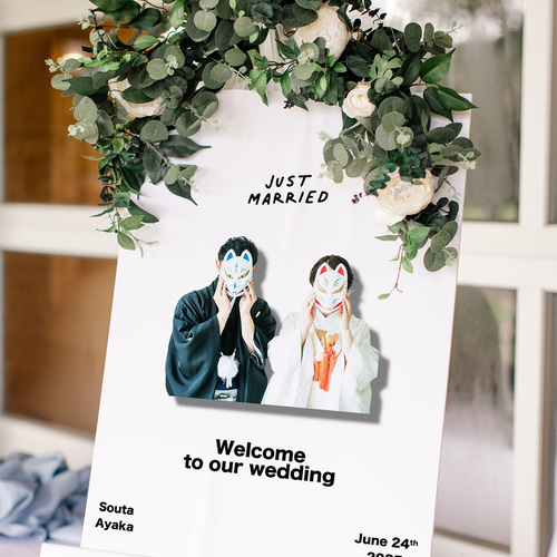 写真ウェルカムボード│ウェディング 結婚式 ウェルカムボード