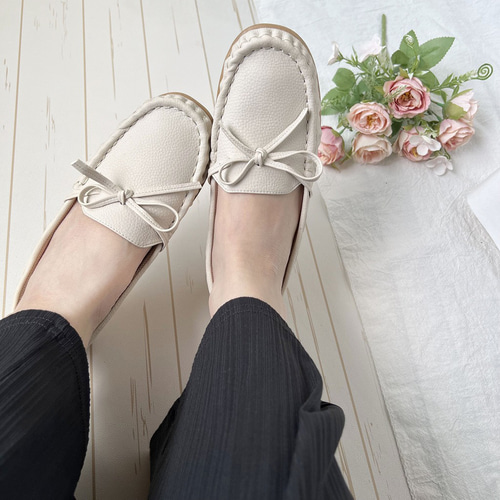 柔らか素材に改良】たくさん歩ける モカシンシューズ 軽い 花柄