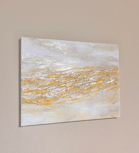 抽象画 モダンアート　白金灰 抽象画 モダンアート白金灰