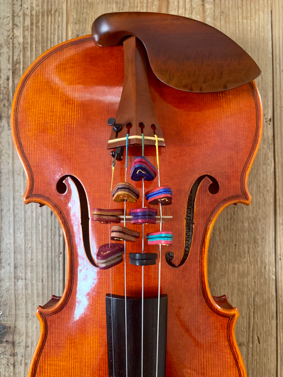 ヴァイオリン用 レザーミュート　二枚重ねタイプ『Topolino 150』 5枚目の画像