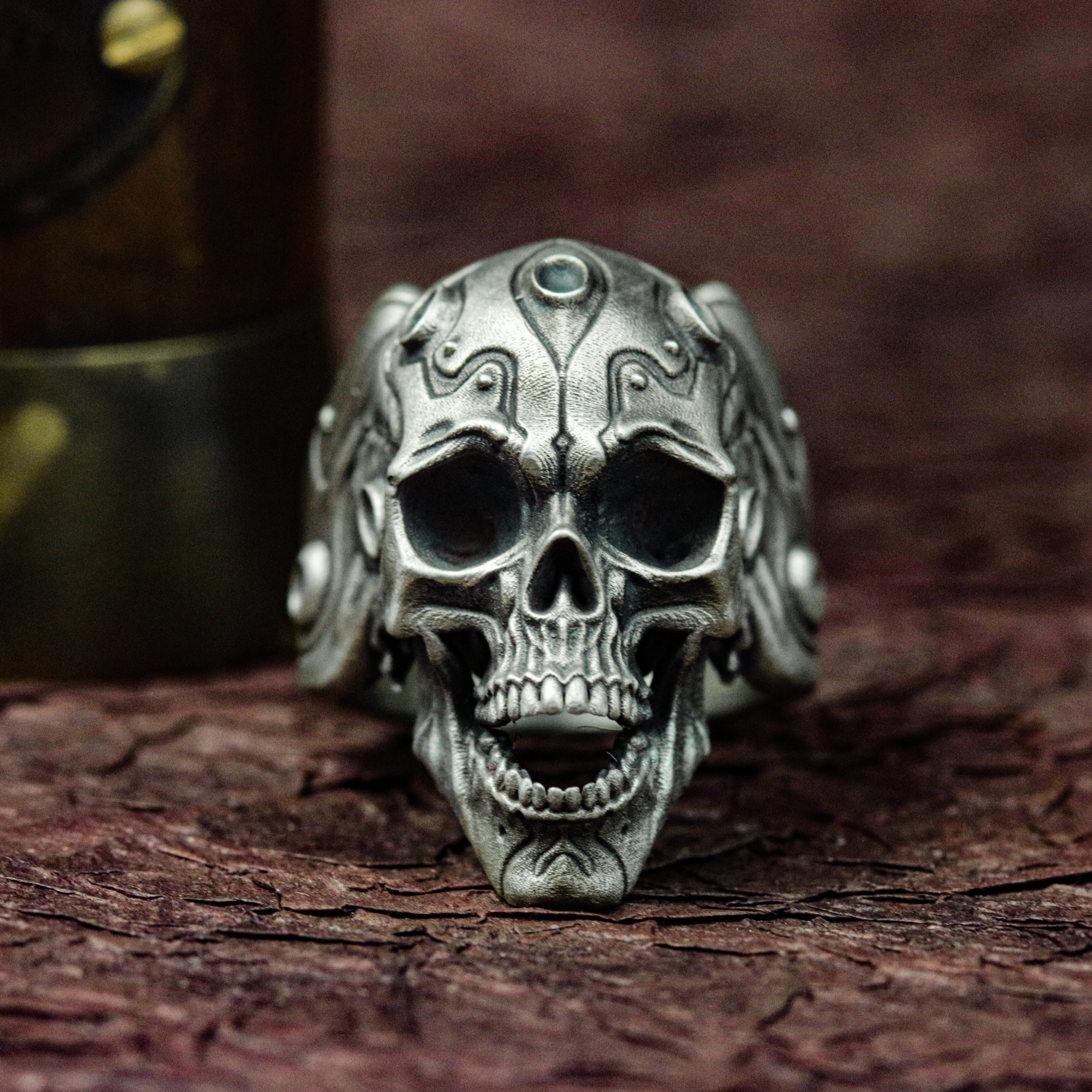 自作スカルリング ビッグスカルリング Jinny's skull ring BF1(JS-SRBF1) | Jinny