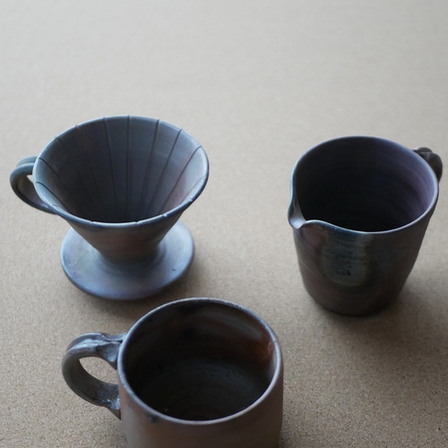 備前焼き コーヒードリッパー ドリップスタンド・コーヒー
