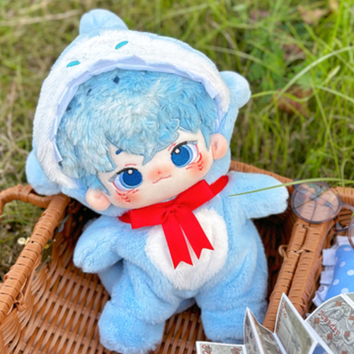 自作ぬいぐるみ・サメの男の子 ハンマーヘッドシャーク、ぬいぐるみのサメ、男の子、女の子、ギフト