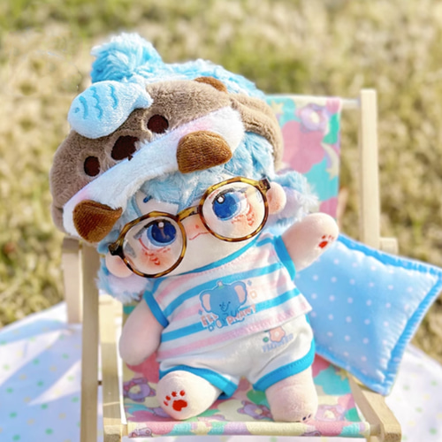 サメのの20cmぬいぐるみ / 手作りのぬいぐるみ/ 換装可能/ ぬいぐるみ