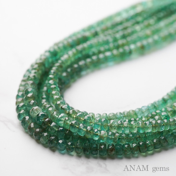【厚みたっぷり！】 【約5cm】エメラルド ボタンカット【ザンビア産】★ANAMgems 5枚目の画像