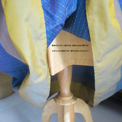 サリー布のワンピース・インド布・シンガポールから送料無料 13枚目の画像