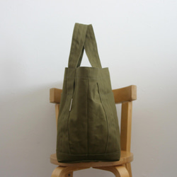 帆布　いつものトート　(color : khaki) 4枚目の画像