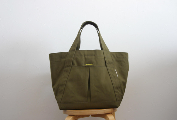 帆布　いつものトート　(color : khaki) 3枚目の画像