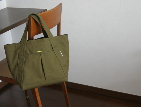 帆布　いつものトート　(color : khaki) 2枚目の画像