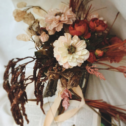 茶（ブラウン） ブーケ のおすすめ人気通販｜Creema(クリーマ) 国内